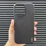 قاب (کاور، گارد، کیس) آیفون 14 پرومکس (iphone 14 pro max) چرمی یوشیتا مشکی