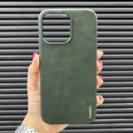 قاب (کاور، گارد، کیس) آیفون 14 پرومکس (iphone 14 pro max) چرمی یوشیتا سبز