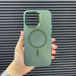 قاب (کاور، گارد، کیس) اپل آیفون (iphone) هولوگرامی more مگسیف دار (مگنتی - آهنربایی) سبز