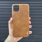 قاب (کاور، گارد، کیس) آیفون نرمال (iphone) چرمی یوشیتا قهوه ای