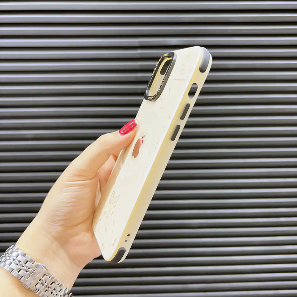 قاب (کاور، گارد، کیس) اپل آیفون (iphone) مگ سیف و بامپر دار تکنولوژی زرد کرم