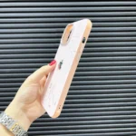 قاب (کاور، گارد، کیس) اپل آیفون (iphone) مگ سیف و بامپر دار تکنولوژی صورتی